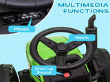 Ride On Tractor, Battery Powered Electric Car, with Detachable Trailer, Remote Control, Music T3398P348360