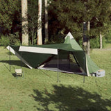 Family Tent Tipi 8-Person Green Waterproof 4009445
