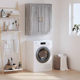 Wall Mounted Cabinet Grey Sonoma 69.5x34x90 cm Engineered Wood 830370