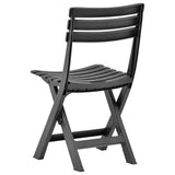 Folding Chairs 2 pcs Plastic Anthracite 48787
