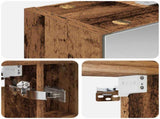 Bathroom Mirror Cabinet Old Wood 60 x 14.5 x 70 cm 889069