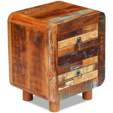 243323 Night Cabinet Solid Reclaimed Wood 43x33x51 cm