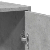 Bathroom Sink Cabinet Concrete Grey 60x33x60 cm Engineered Wood 856038