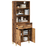 Highboard Old Wood 69.5 x 32.5 x 180 cm Engineered Wood 3415716