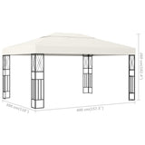 Gazebo 3x4 m Cream Fabric 48007