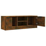 TV Cabinet Smoked Oak 102x35x36.5 cm Engineered Wood 817132