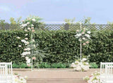 Wedding Arch White 150 x 49.5 x 200 cm Steel 42023039