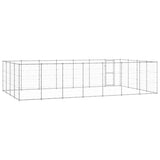Outdoor Dog Kennel Galvanised Steel 33.88 m 3082320