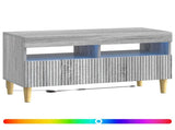 LED TV Cabinet Grey Sonoma Engineered Wood 896781
