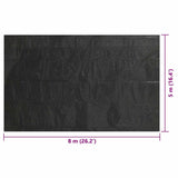 Pool Cover Black Polyethylene, PVC 8 x 5 m Lightweight 90341