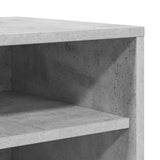 Shoe Cabinet Concrete Grey 60x35x70 cm Engineered Wood 808940