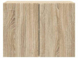 TV Wall Cabinet Sonoma Oak 59.5 x 31 x 60 cm Engineered Wood 892351