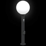 Bollard Light with Sensor&Outlet 80 cm Black IP44 4006123