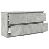 ZNTS TV Cabinet Concrete Grey 100x35x54 cm Engineered Wood 861808