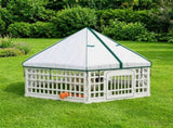 6 Panel Dog Playpen White 179 x 151 x 114 cm Plastic 42027224