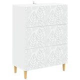 Drawer Cabinet White 66 x 34.5 x 90 cm Engineered Wood 895065