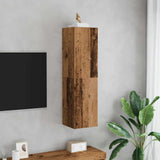 TV Cabinet Old Wood 30.5x30x110 cm Engineered Wood 856398