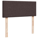 Box Spring Bed with Mattress Dark Brown 120x200 cm Fabric 3285851
