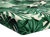 2-Piece Bench Cushions SOEST 2 pcs 100% Polyester Leaf Pattern 950287