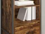 Book Cabinet Smoke Oak 43 x 36 x 150.5 cm Engineered Wood 886626