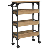 Kitchen Trolley Artisan Oak 53 x 20 x 76 cm Engineered Wood 883023