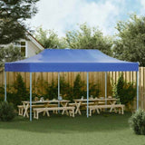 Marquee Blue Oxford fabric, Powder-coated steel 3x6 m Foldable 42506