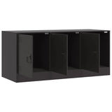 TV Cabinet Black 99x39x44 cm Steel 841643