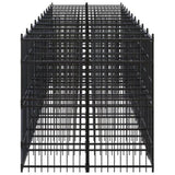 Outdoor Dog Kennel Steel 18.43 m 3097945