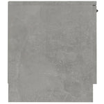 TV Cabinet Concrete Grey 140x35x40 cm Engineered Wood 811452