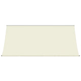 Retractable Awning Cream 300x150 cm Fabric and Steel 368761