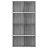 Book Cabinet/Sideboard Grey Sonoma 66x30x130 cm Engineered Wood 815250