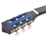12 Piece Western Classical Guitar Set with 6 Strings Blue 38 70135