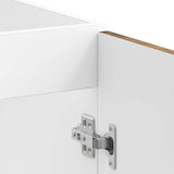 Sink Base Cabinet with Door Porto 2 pcs Brown Engineered wood 3315026