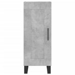 ZNTS Sideboard Concrete Grey 34.5x34x90 cm Engineered Wood 830472