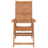 Reclining Garden Chairs 4 pcs 56x72x107 cm Solid Wood Acacia 3214477