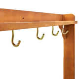Garden Kitchen Trolley Solid Acacia Wood 92x43.5x141.5 cm 43986
