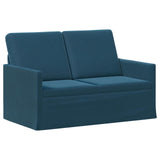 2 Seater Sofa Blue 130 x 81 x 82 cm Velvet 42041063
