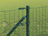 Fence Post 13 pcs Green Steel 42004187