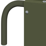 Hay Feeder Olive Green 71 x 33 x 70 cm Cold-Rolled Steel 874631