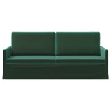 3 Seater Sofa Dark Green 190 x 81 x 82 cm Velvet 42041122