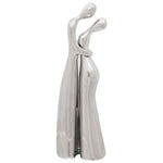 ZNTS Sculpture Silver 10x16x49 cm Aluminium 42000135