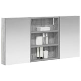 Bathroom Cabinet Set 3 pcs 100 x 10.5 x 50 cm Engineered wood 3403685