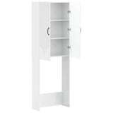 Toilet Cabinet HOORN High Gloss White 66 x 25.5 x 190 cm 897359
