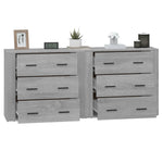 Sideboards 2 pcs Grey Sonoma Engineered Wood 3185413