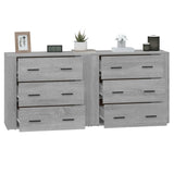 Sideboards 2 pcs Grey Sonoma Engineered Wood 3185413