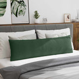 Sofa Pillows 2 pcs Dark Green 145 x 40 cm Corduroy Fabric 42013865