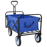 Folding Hand Trolley Manual Blue 94 x 53 x 99 cm Oxford Cloth 42020662