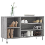 Shoe Cabinet Grey Sonoma 102x36x60 cm Engineered Wood 831418