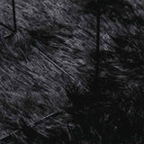 Shaggy Rug High Pile NAVARRA Black 300x200 cm Polyester 4102934