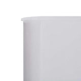 6-panel Wind Screen Fabric 800x80 cm White 44543